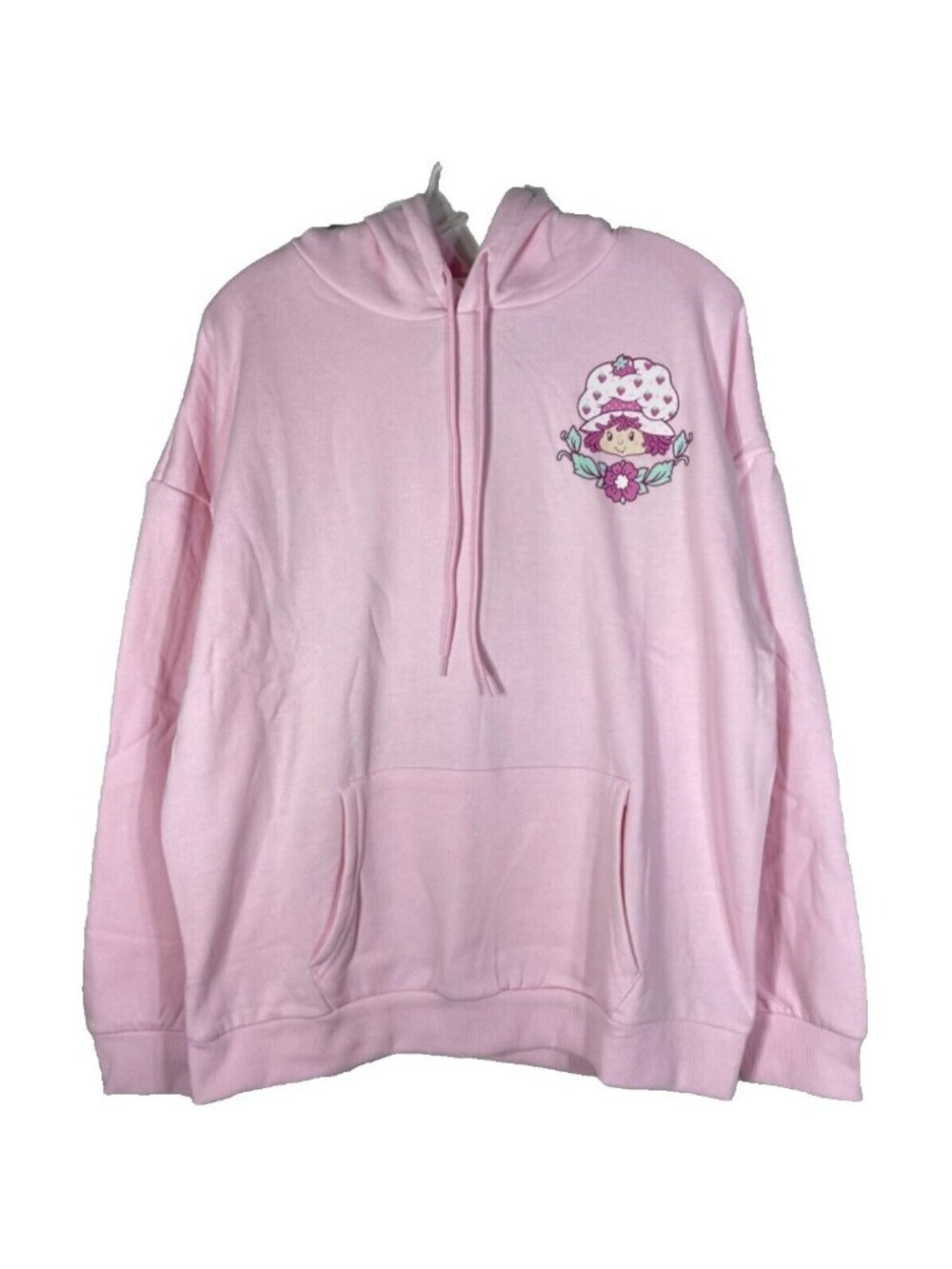 Strawberry Shortcake Womens Graphic Retro Style Hoodie XXL Pink